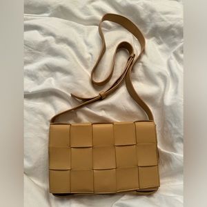 Bottega Veneta Small Cassette Bag - Almond